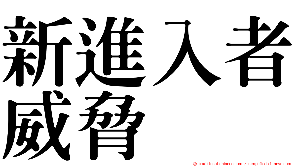 新進入者威脅