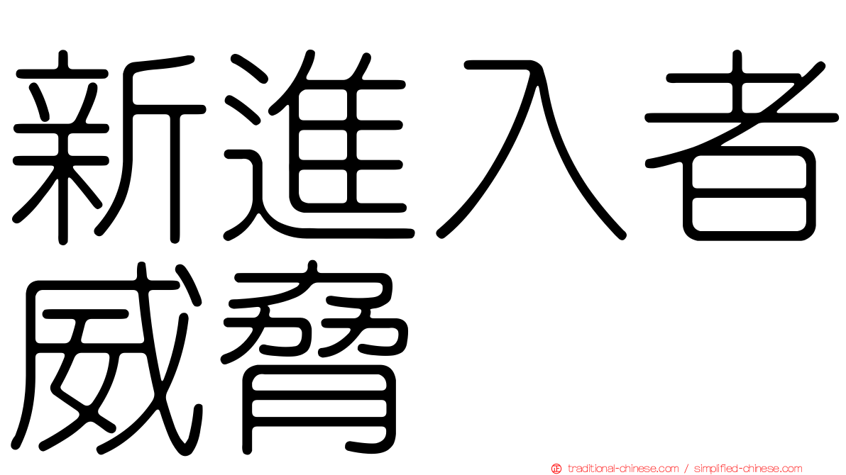 新進入者威脅