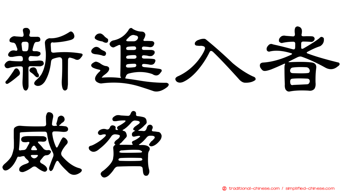 新進入者威脅