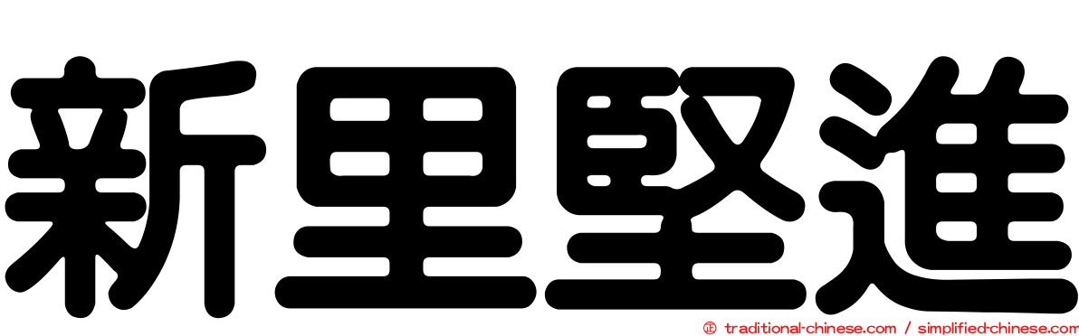新里堅進