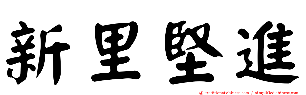 新里堅進