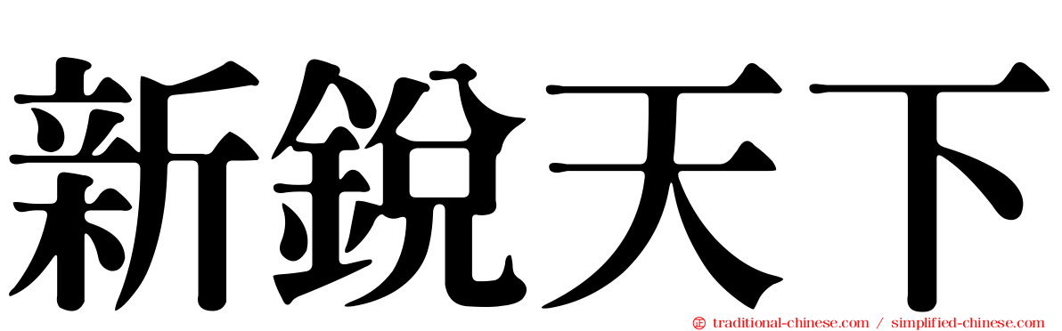 新銳天下