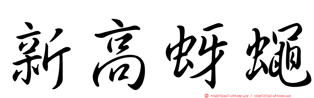 新高蚜蠅