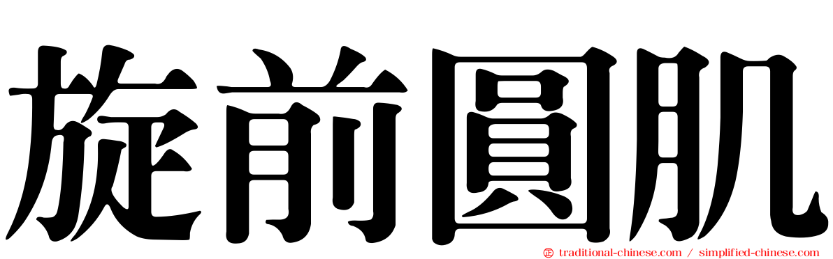 旋前圓肌