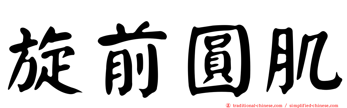 旋前圓肌