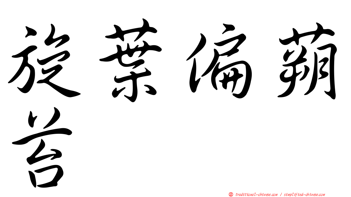 旋葉偏蒴苔