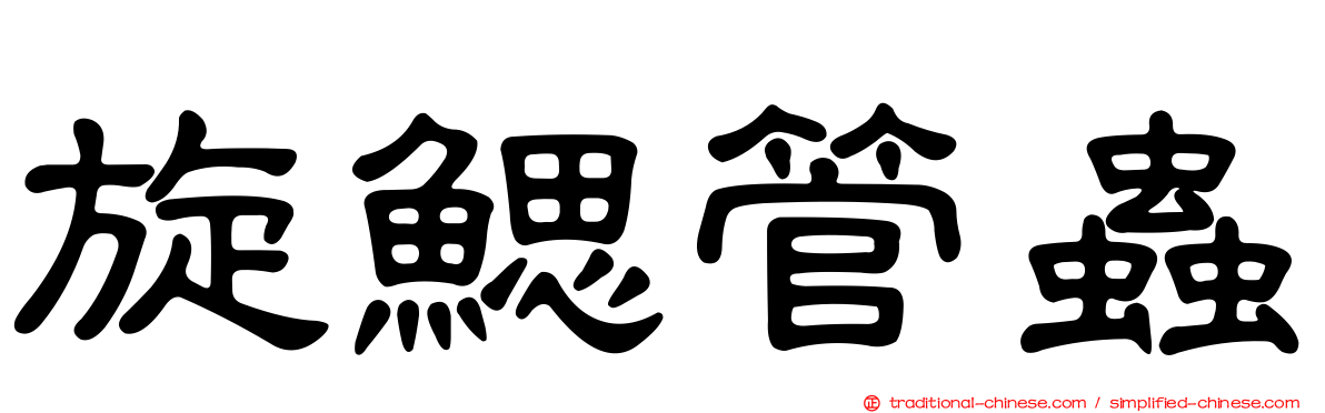旋鰓管蟲