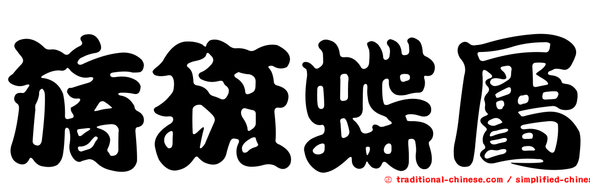 旖斑蝶屬