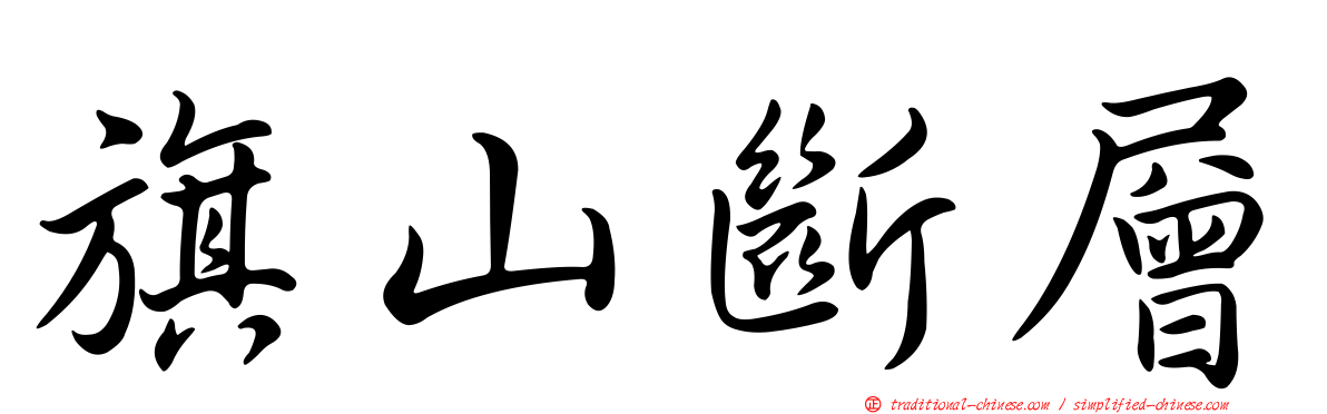 旗山斷層