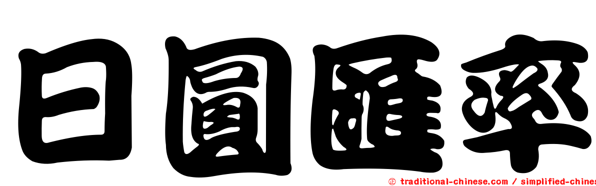 日圓匯率