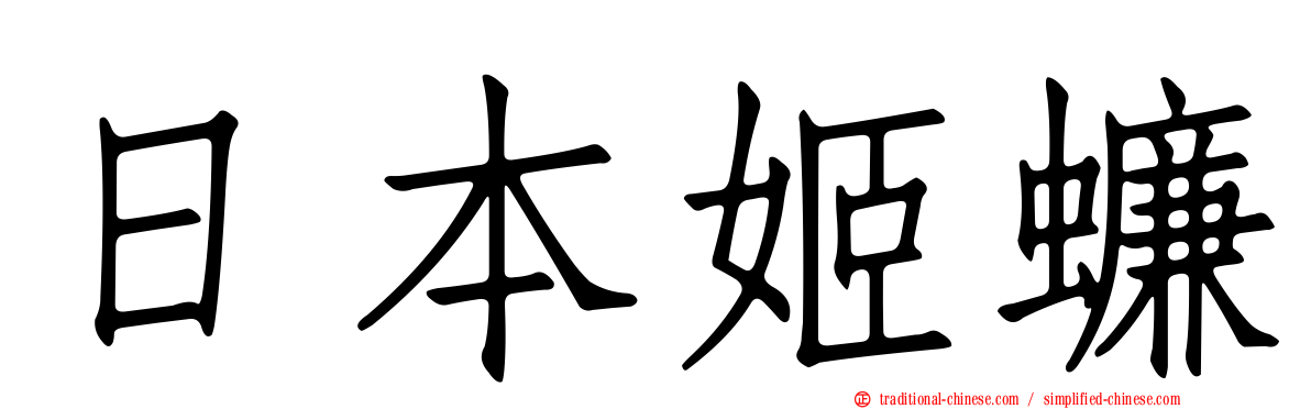 日本姬蠊