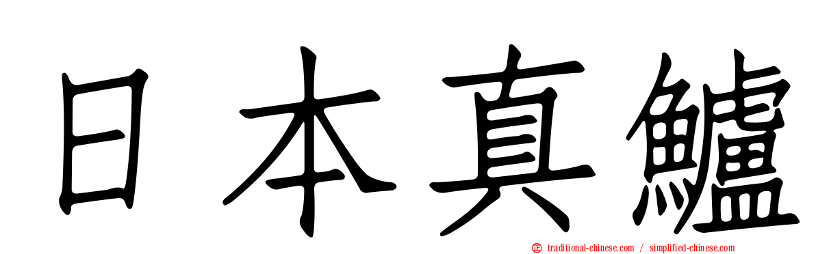 日本真鱸
