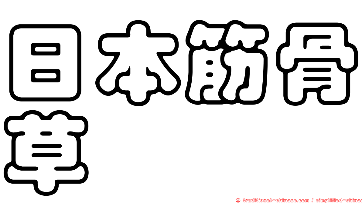 日本筋骨草