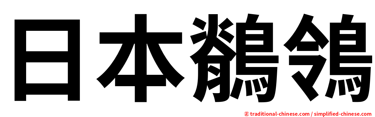 日本鶺鴒