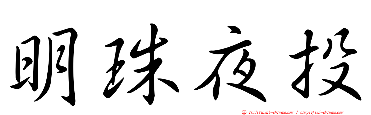 明珠夜投