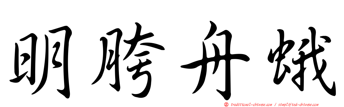 明胯舟蛾