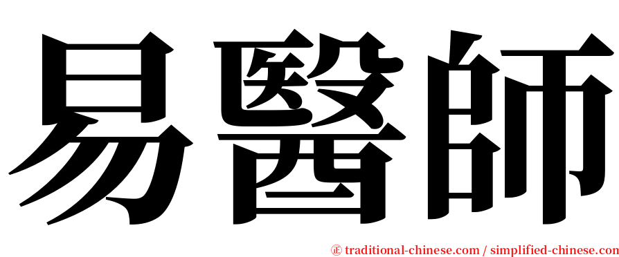 易醫師 serif font