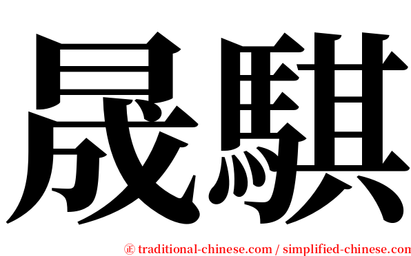 晟騏 serif font