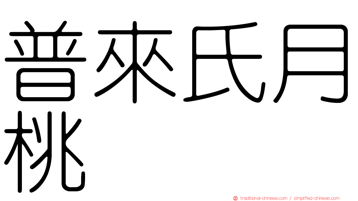 普來氏月桃