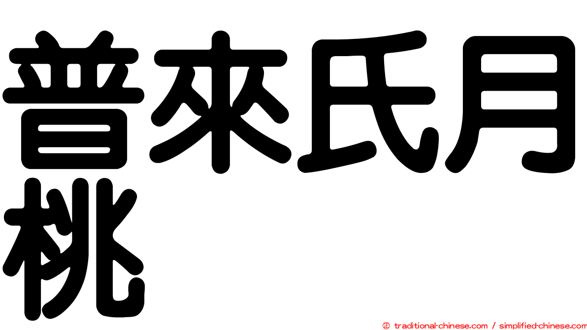 普來氏月桃