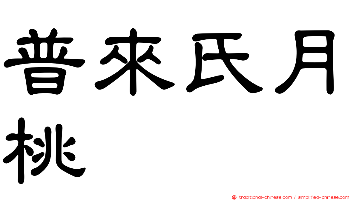 普來氏月桃