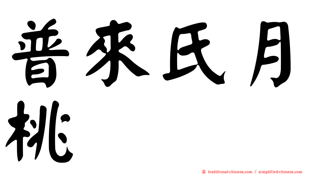 普來氏月桃