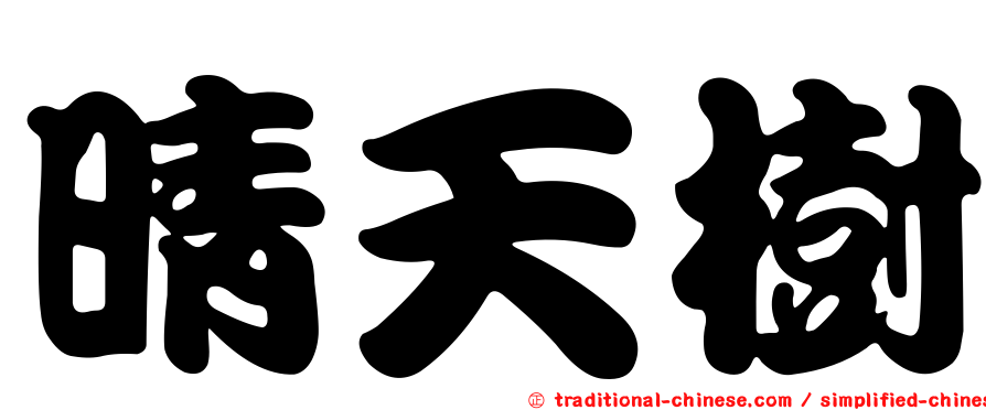 晴天樹