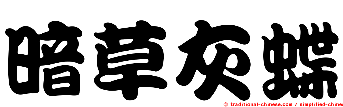暗草灰蝶
