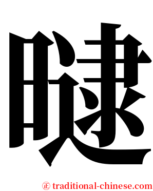 曃 serif font