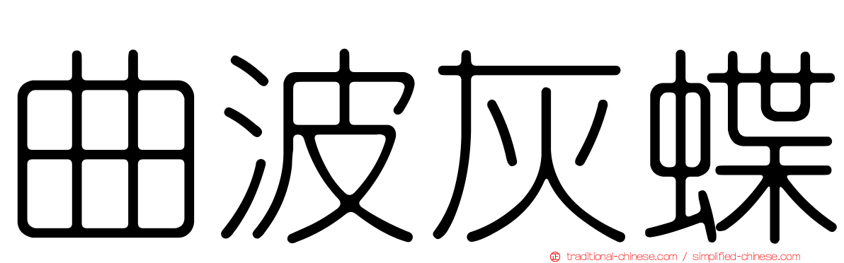 曲波灰蝶