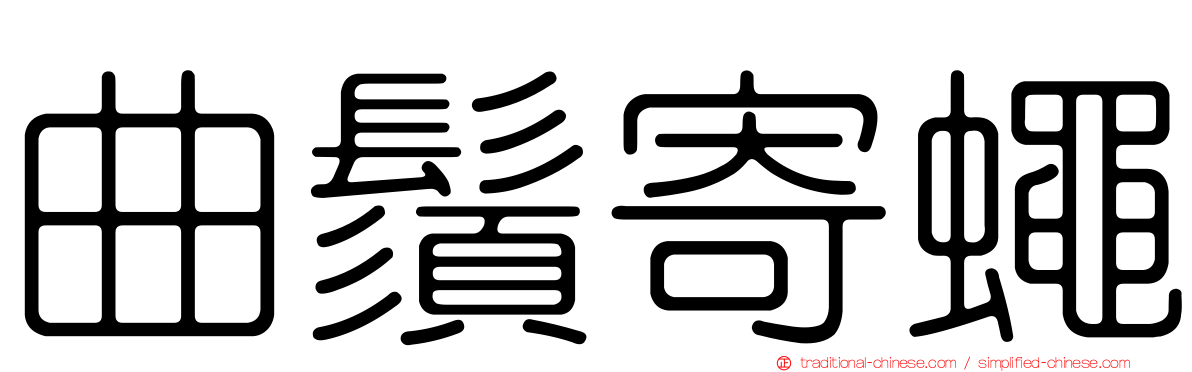 曲鬚寄蠅