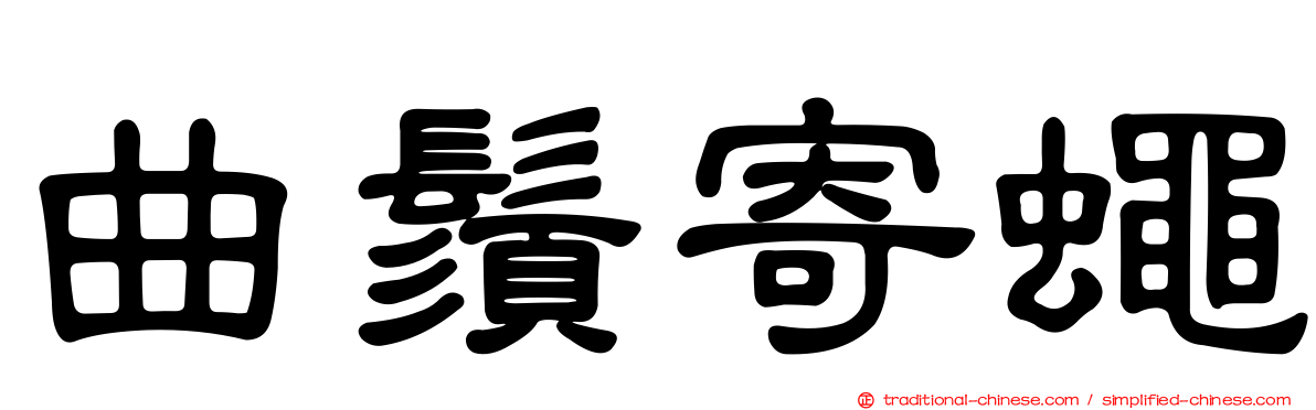 曲鬚寄蠅