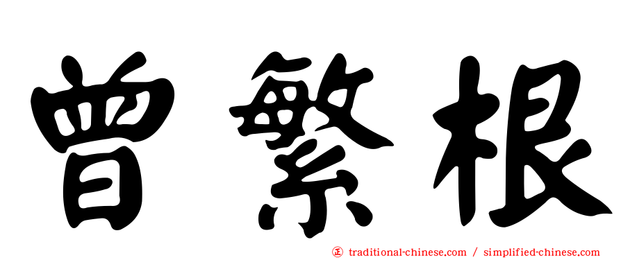 曾繁根
