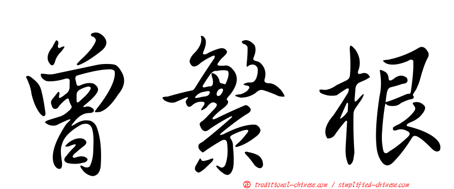 曾繁根