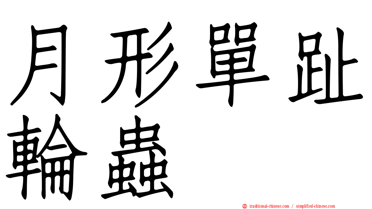 月形單趾輪蟲