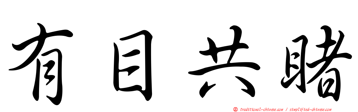 有目共睹