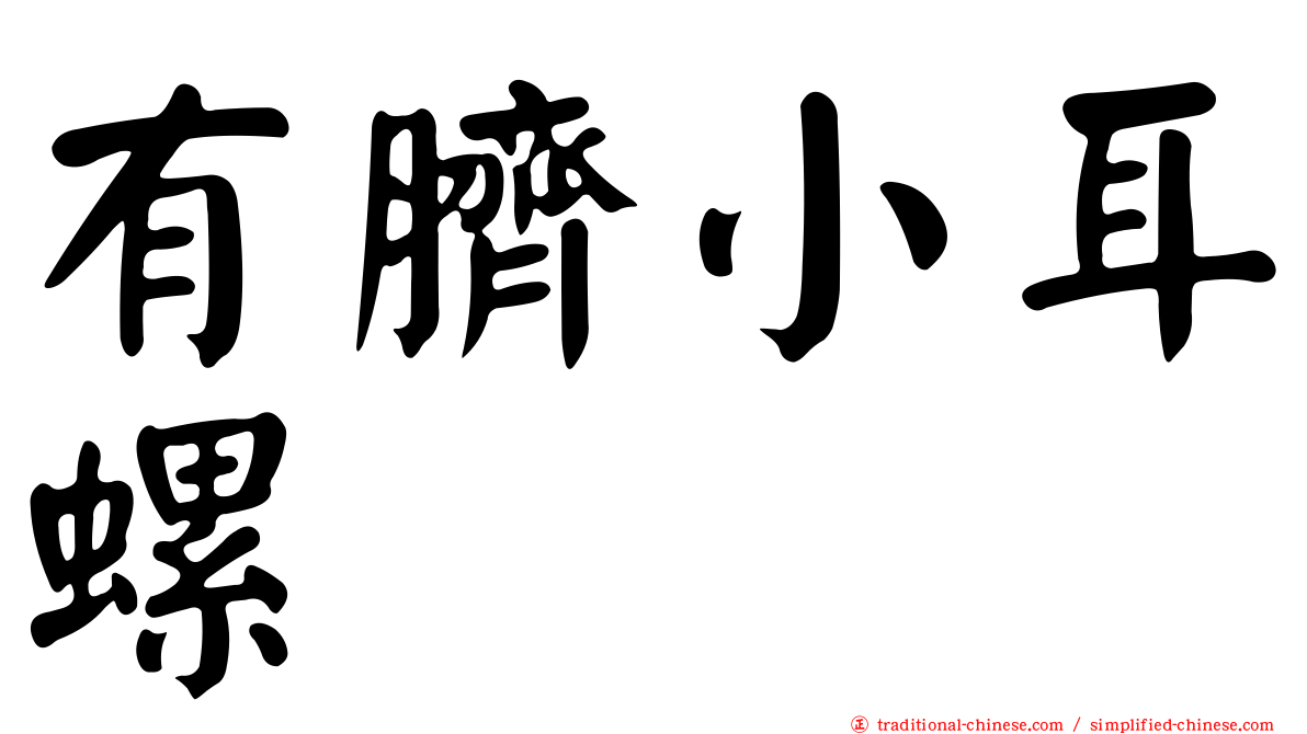 有臍小耳螺