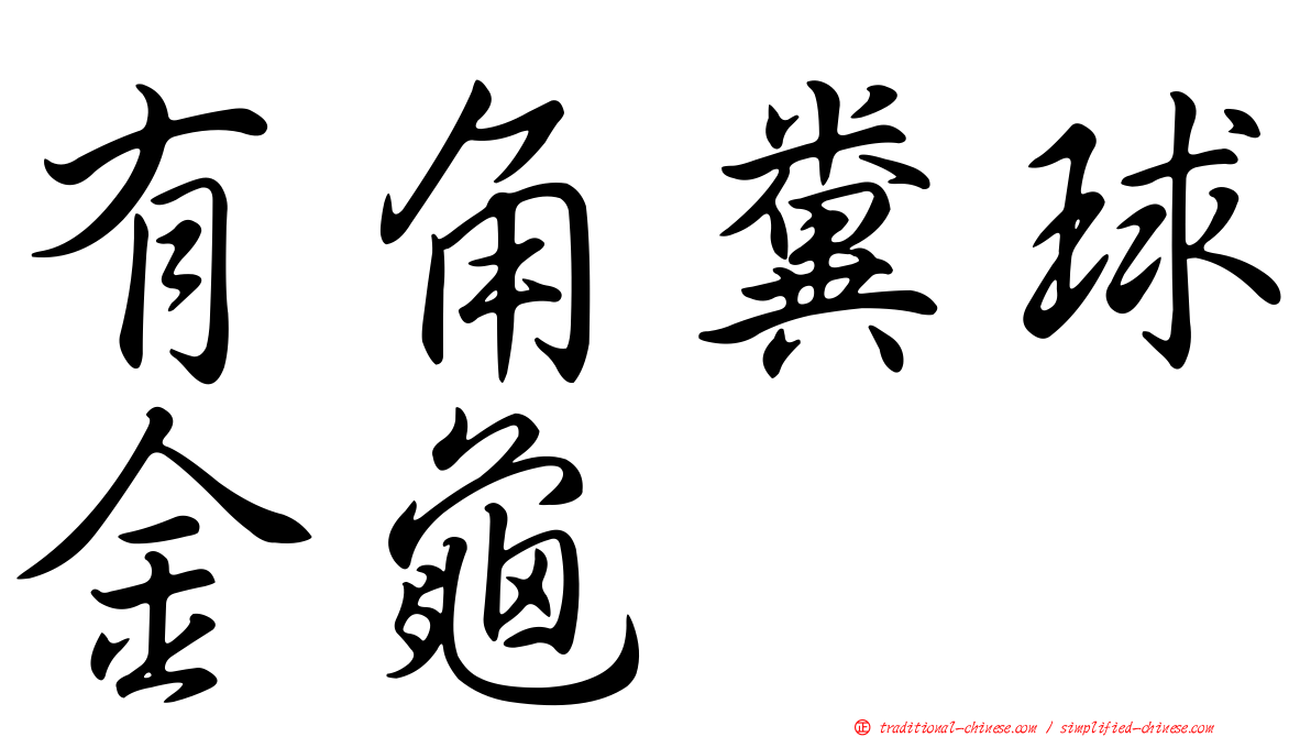 有角糞球金龜