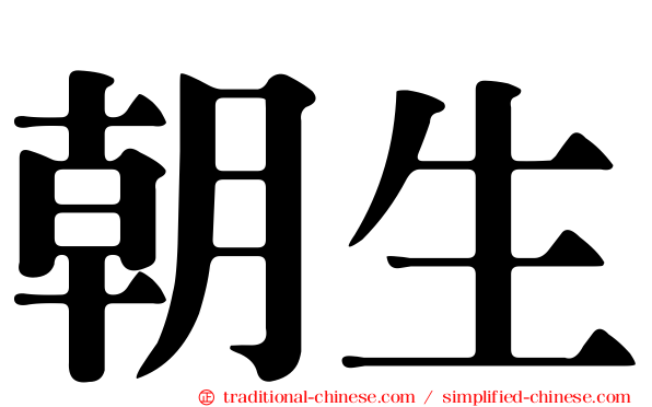 朝生