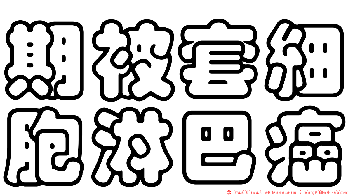 期被套細胞淋巴癌