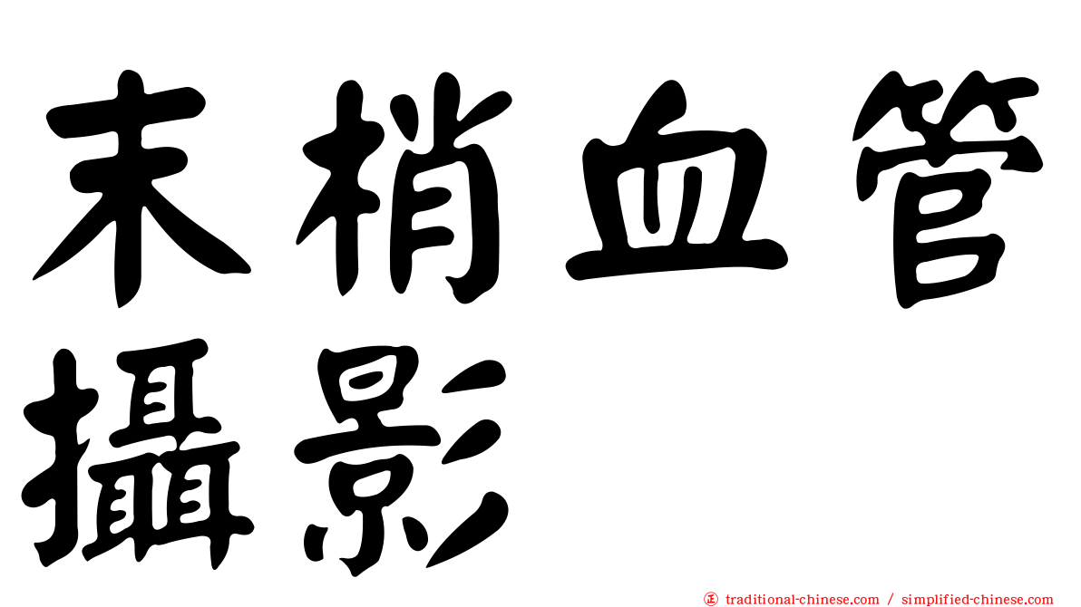 末梢血管攝影