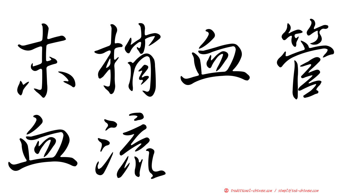 末梢血管血流