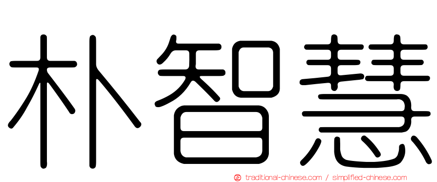 朴智慧