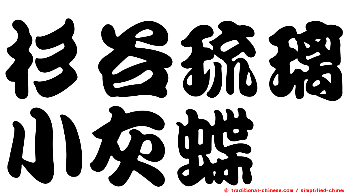 杉谷琉璃小灰蝶