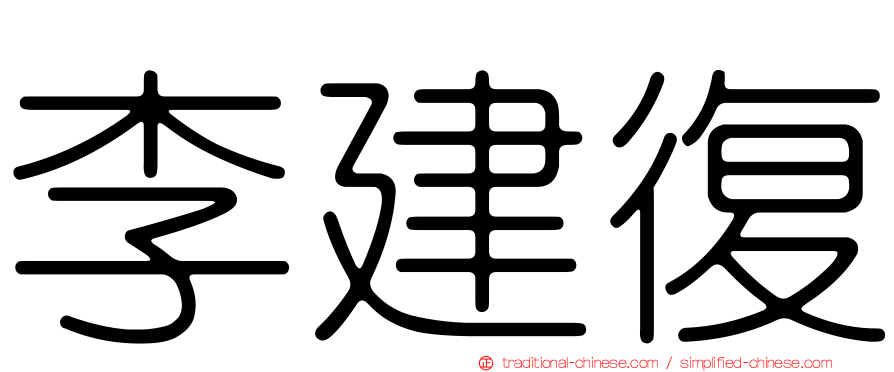 李建復