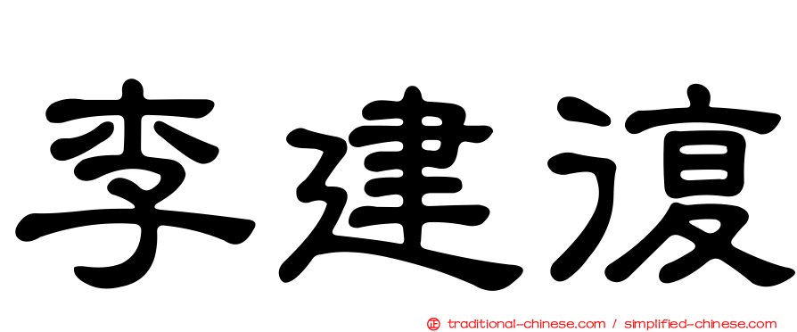 李建復