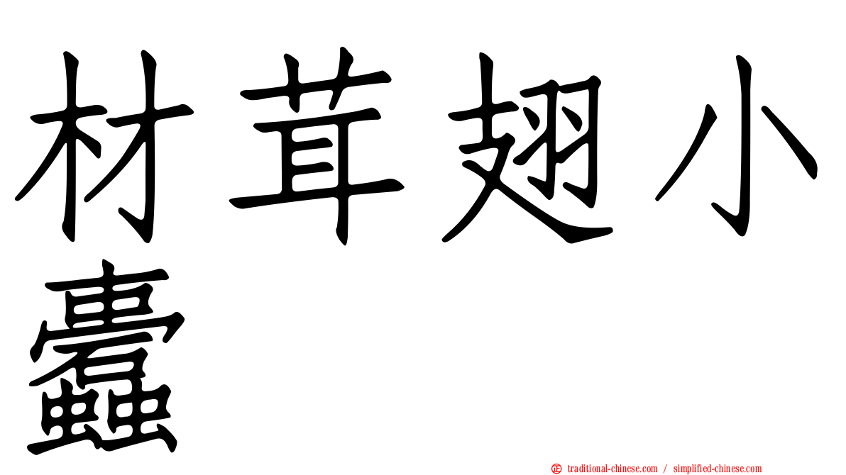 材茸翅小蠹