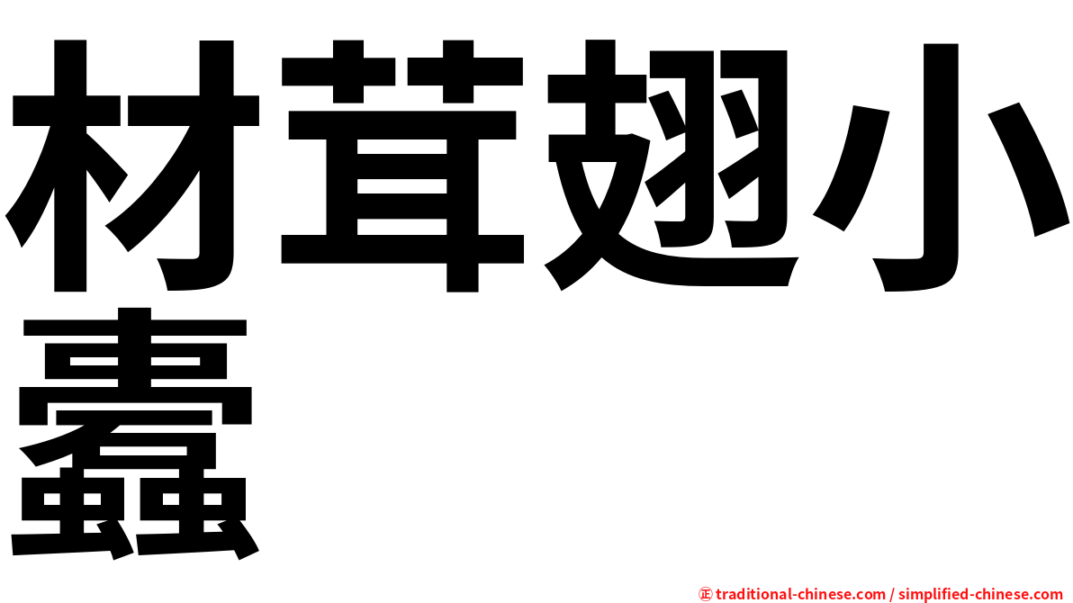 材茸翅小蠹