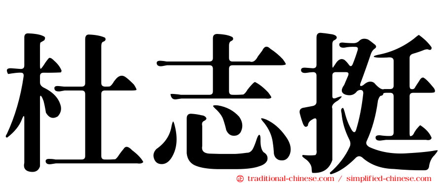 杜志挺