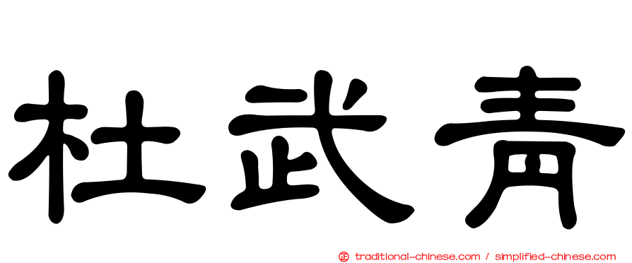 杜武青